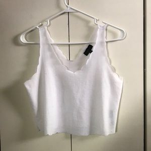 Ruffled tank top